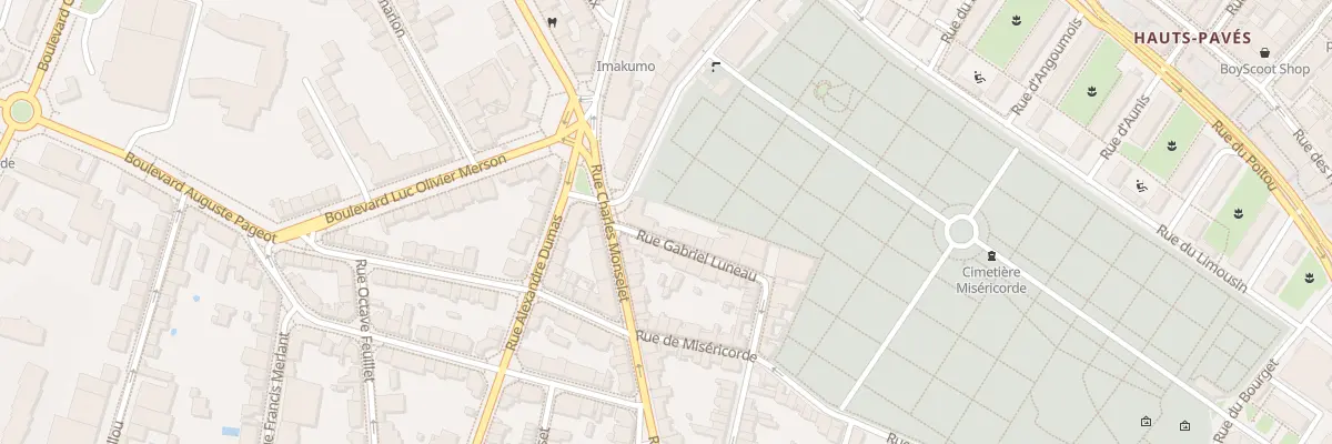 Plan du 44 Rue Gabriel Luneau à Nantes