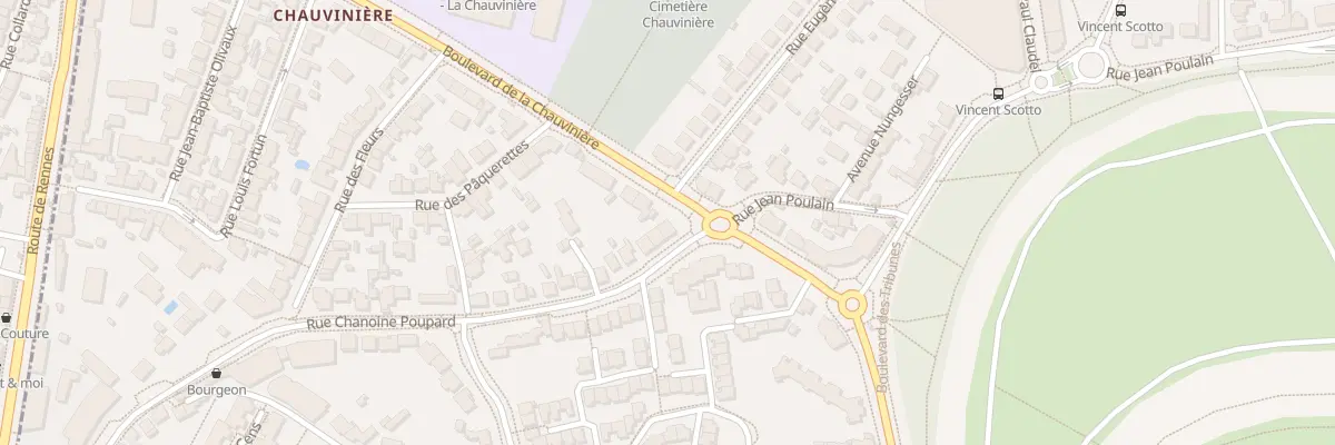 Plan du 69 Rue Chanoine Poupard à Nantes