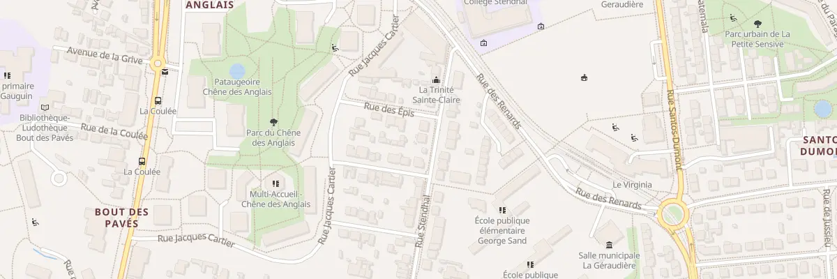 Plan du 55 Rue Stendhal à Nantes