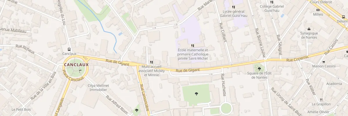 Plan du 24 Rue de Gigant à Nantes