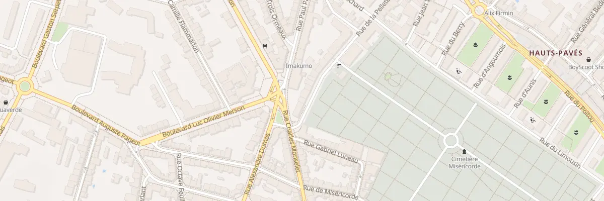 Plan du 3 Rue de la Pelleterie à Nantes