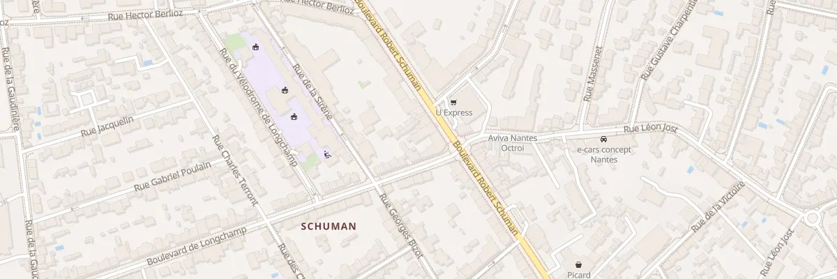 Plan du 109B Bd Robert Schuman à Nantes