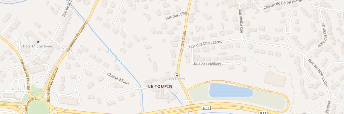 Plan du 272 Rue des Alliés à Cherbourg-en-Cotentin
