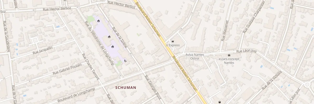 Plan du 111 Bd Robert Schuman à Nantes