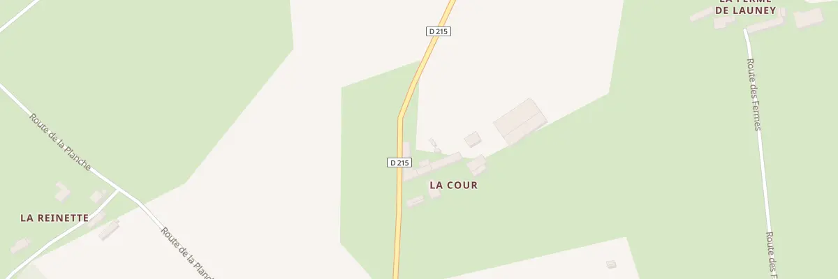 Plan du 5011 La Cour à Catteville