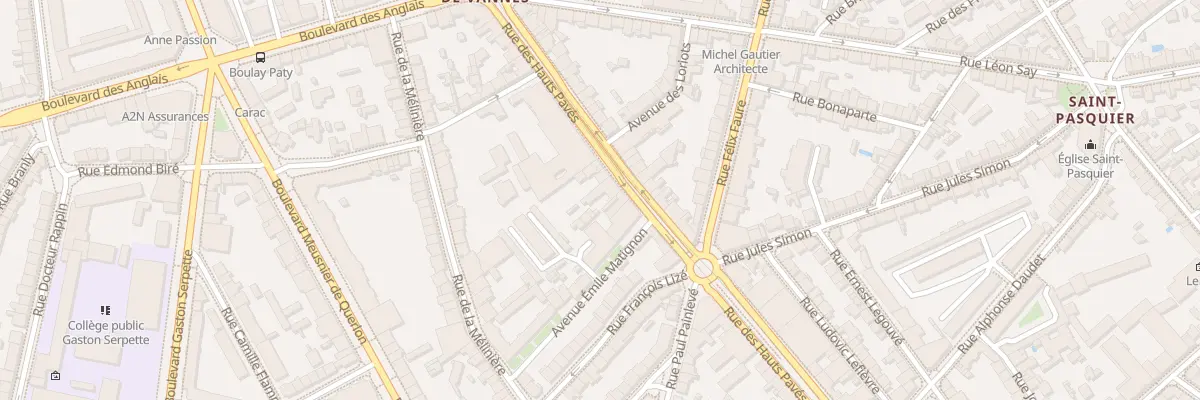 Plan du 143 Rue des Hauts Pavés à Nantes