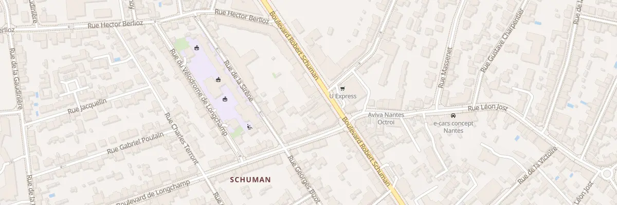 Plan du 113 Bd Robert Schuman à Nantes