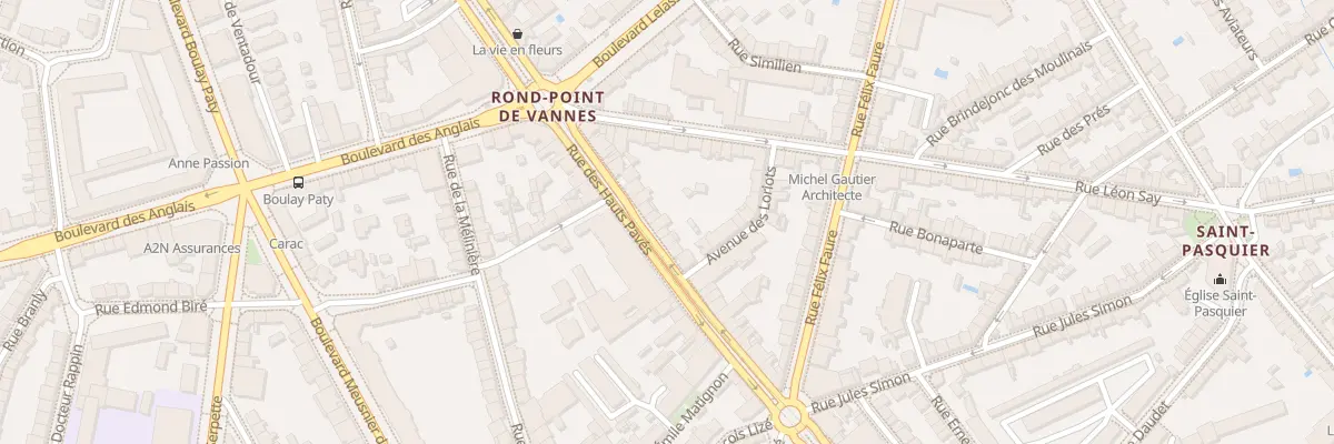 Plan du 124 Rue des Hauts Pavés à Nantes