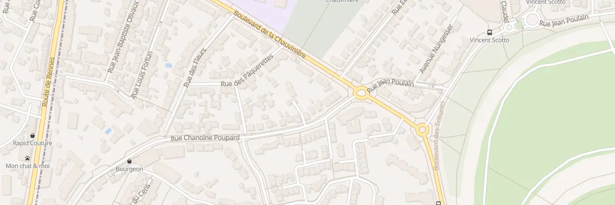 Plan du 61 Rue Chanoine Poupard à Nantes