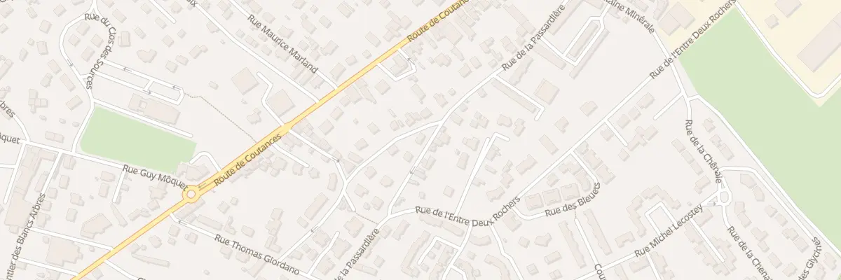 Plan du 5494 Rue de la Passardière à Donville-les-Bains
