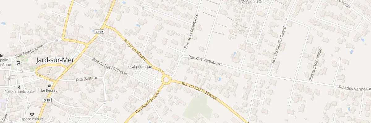 Plan du 2T Rue des vanneaux à Jard-sur-Mer