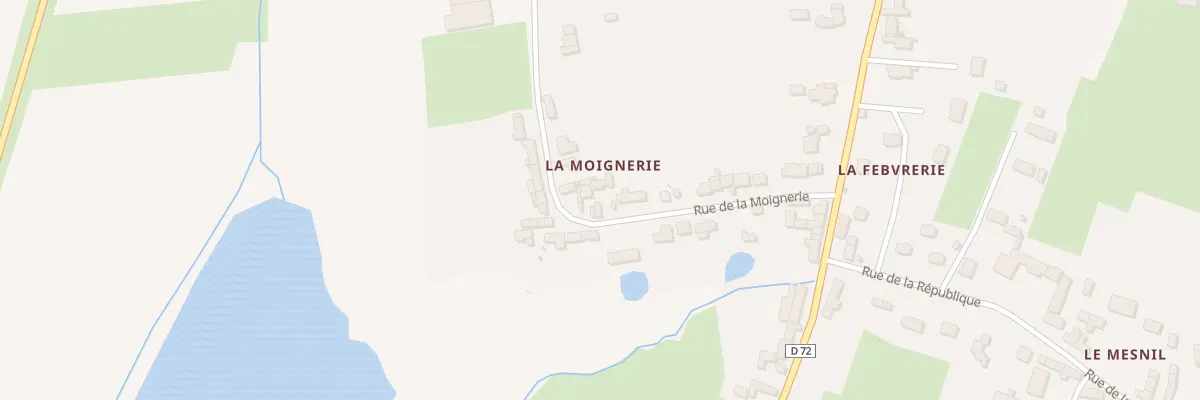 Plan du 68 Rue de la Moignerie à Créances
