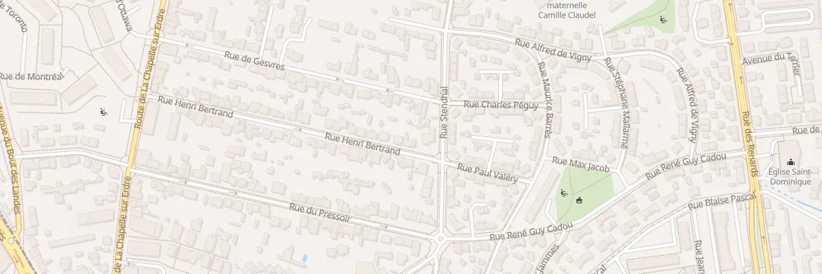 Plan du 39 Rue Henri Bertrand à Nantes