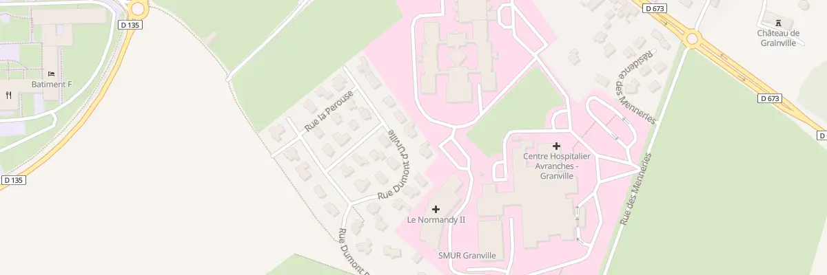 Plan du 170 Rue Dumont d’Urville à Granville