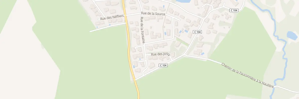 Plan du 10 Rue de la fontaine à Landeronde