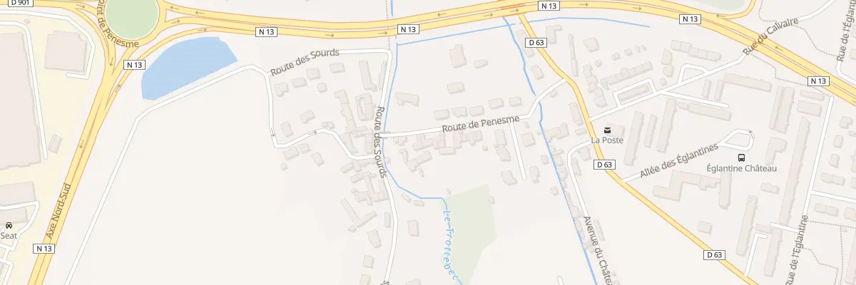 Plan du 161 Rte de Penesme à Cherbourg-en-Cotentin