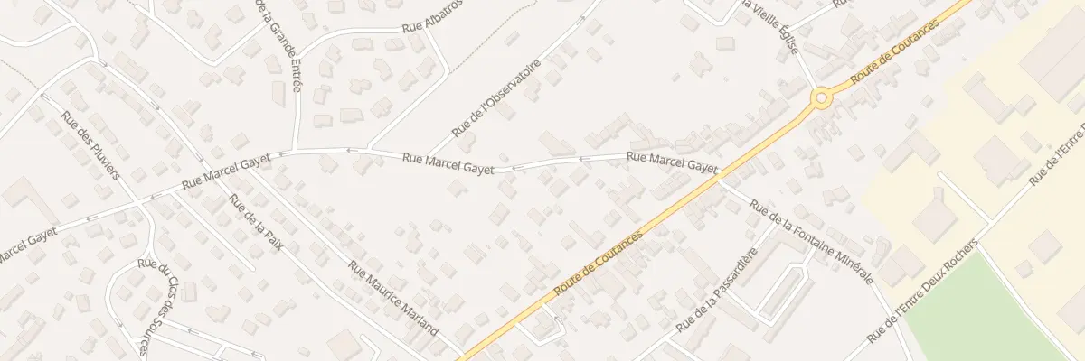 Plan du 5 Rue Marcel Gayet à Donville-les-Bains