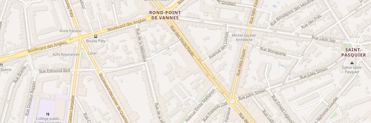 Plan du 151 Rue des Hauts Pavés à Nantes
