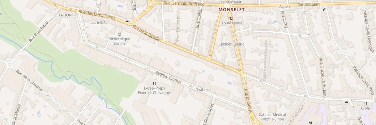 Plan du 65 Rue de la Bastille à Nantes