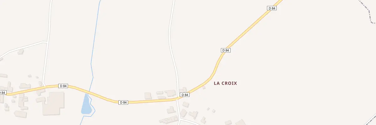 Plan du 5599 La Croix à Ercé-en-Lamée