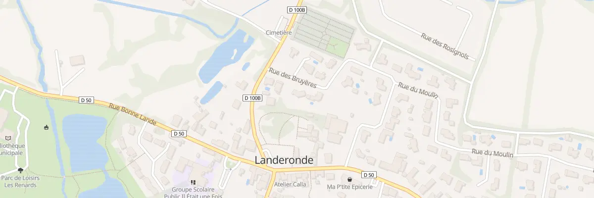 Plan du 2 Rue des bruyères à Landeronde