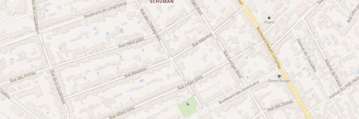 Plan du 25 Rue de Bélanton à Nantes
