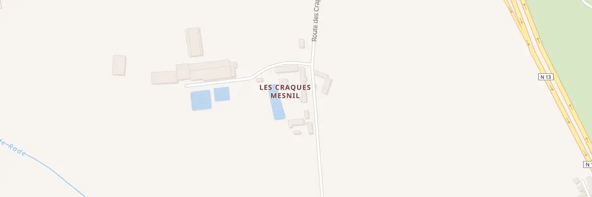 Plan du 139 Rte des Craps-Mesnil à Brix
