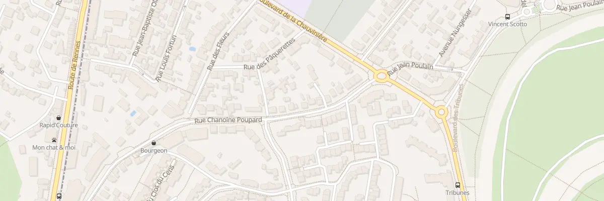 Plan du 51 Rue Chanoine Poupard à Nantes
