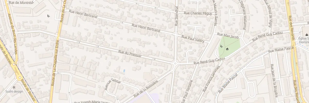 Plan du 43 Rue du Pressoir à Nantes