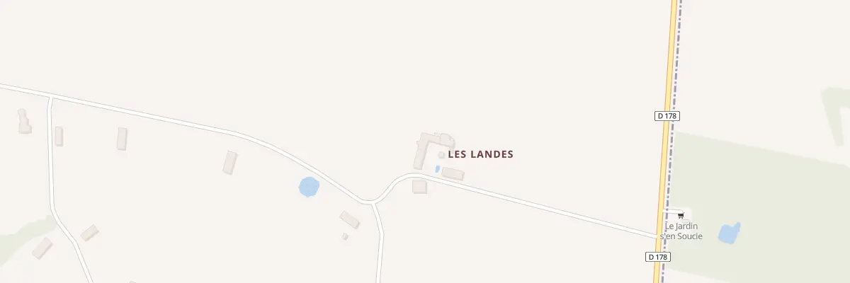 Plan du 6 Les Landes à Saint-Colomban