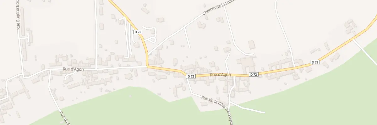 Plan du 52 Rue de la Rue d’Agon à Agon-Coutainville
