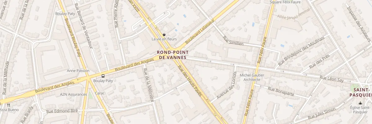 Plan du 140 Rue des Hauts Pavés à Nantes