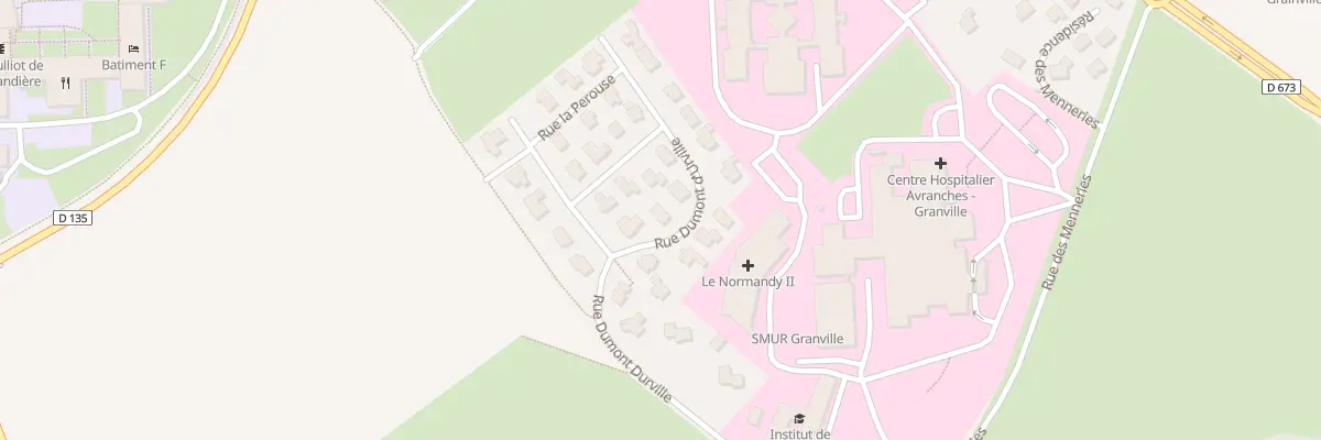 Plan du 97 Rue Dumont d’Urville à Granville