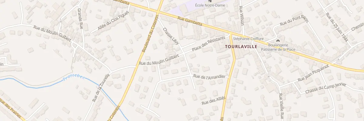 Plan du 436 Rue du Moulin Guibert à Cherbourg-en-Cotentin
