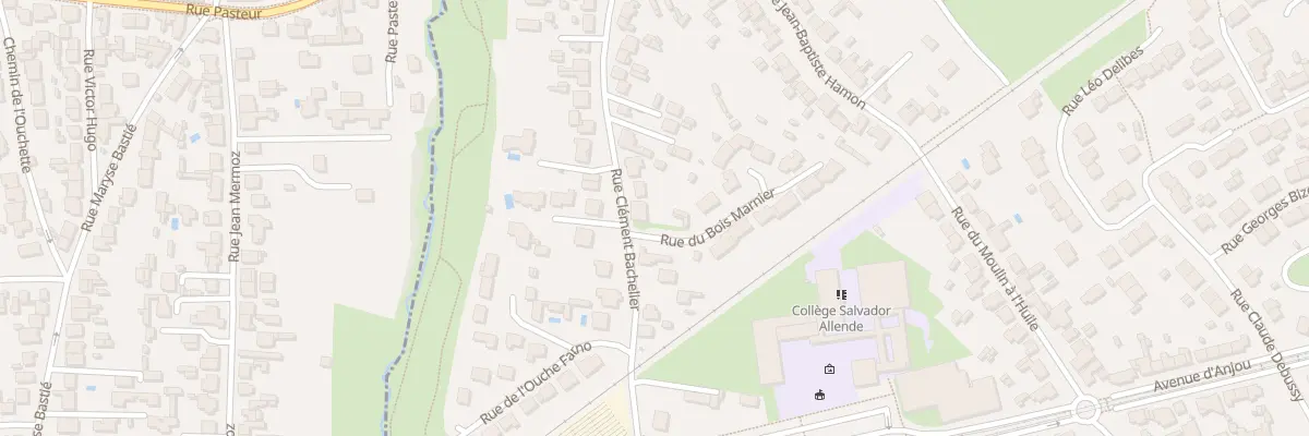 Plan du 33 Rue Clément Bachelier à Rezé