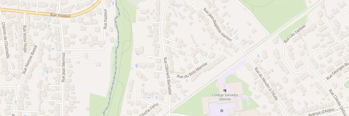 Plan du 27 Rue Clément Bachelier à Rezé