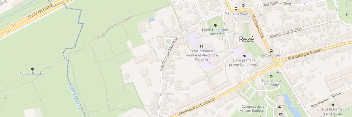 Plan du 23 Rue François Marchais à Rezé