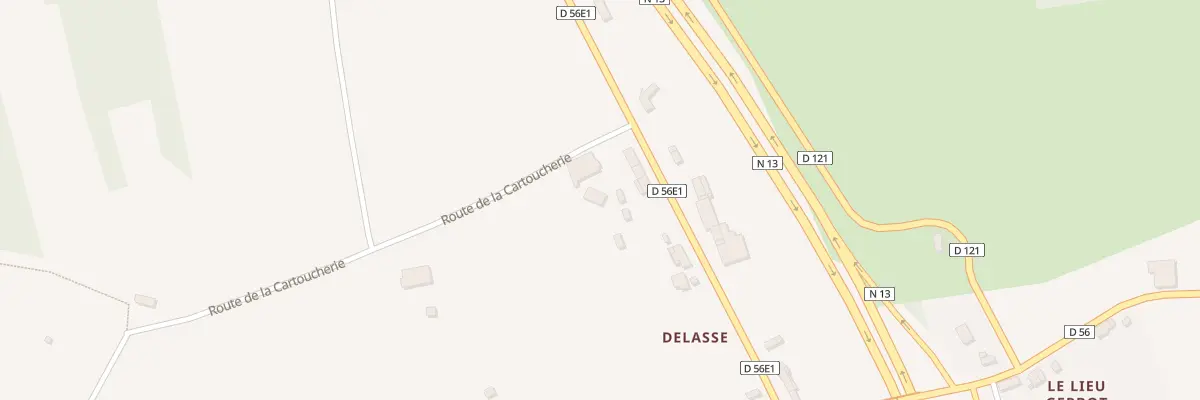 Plan du 50 Rte de la Cartoucherie à Brix
