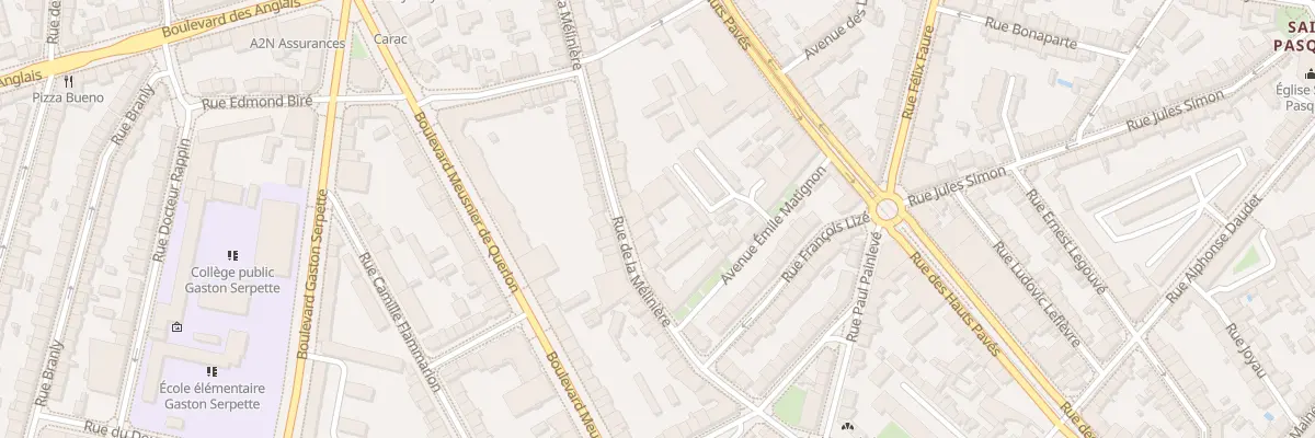 Plan du 31 Rue de la Mélinière à Nantes
