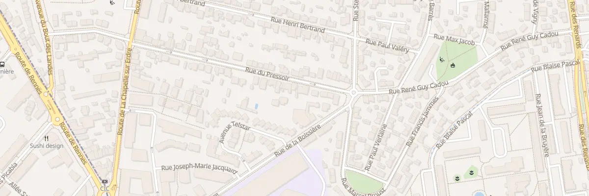 Plan du 34 Rue du Pressoir à Nantes