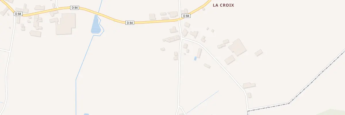 Plan du 5603 La Croix à Ercé-en-Lamée