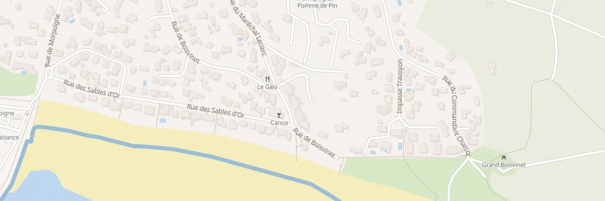Plan du 55 Rue de boisvinet à Jard-sur-Mer