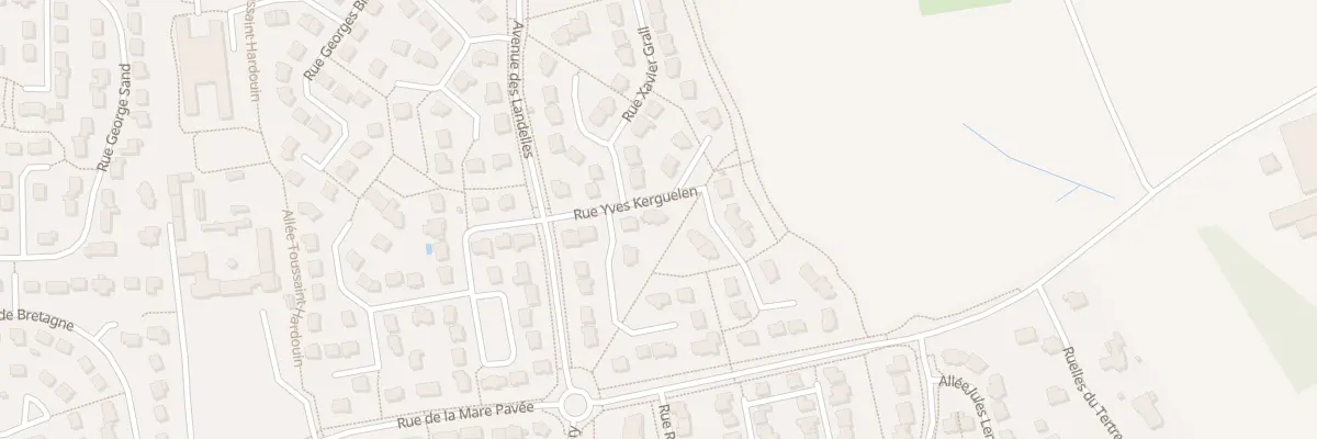 Plan du 8 Rue Yves Kerguelen à Thorigné-Fouillard
