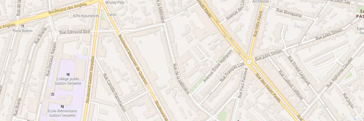 Plan du 33 Rue de la Mélinière à Nantes