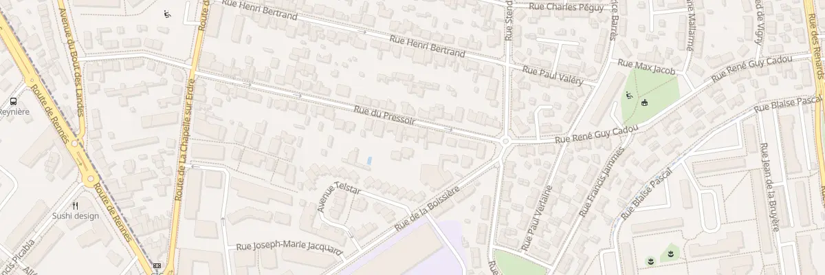 Plan du 32B Rue du Pressoir à Nantes