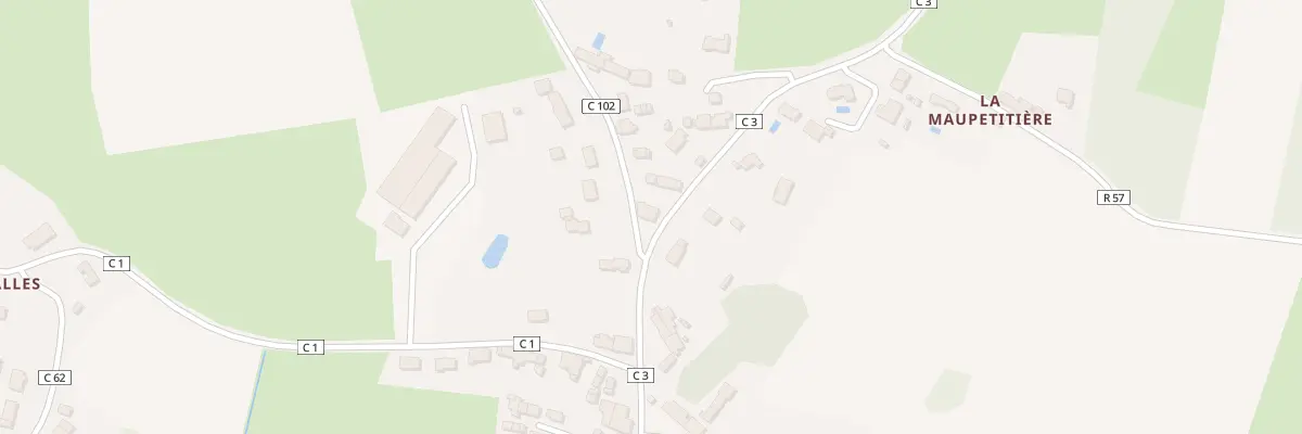 Plan du 100 Grand Lande à Saffré