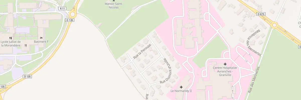 Plan du 231 Rue Dumont d’Urville à Granville