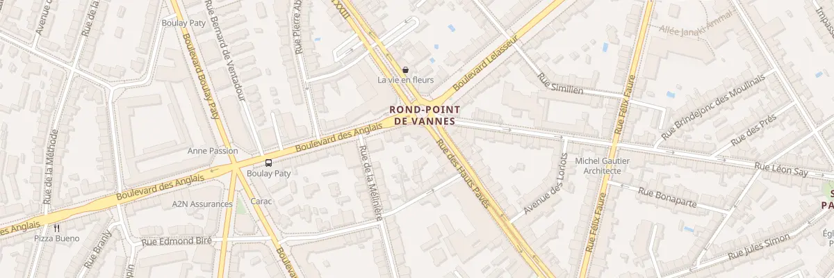 Plan du 3 Bd des Anglais à Nantes