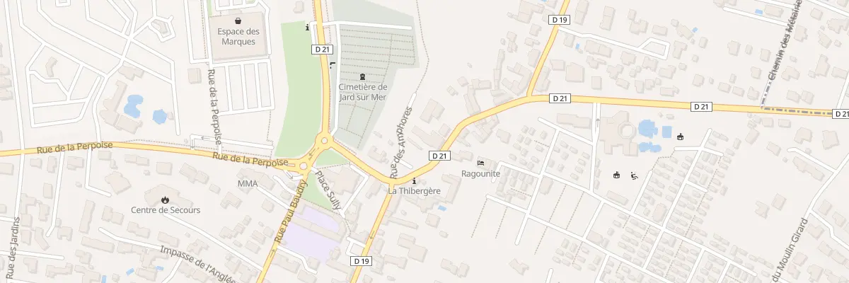 Plan du 37 Rue Georges Clémenceau à Jard-sur-Mer