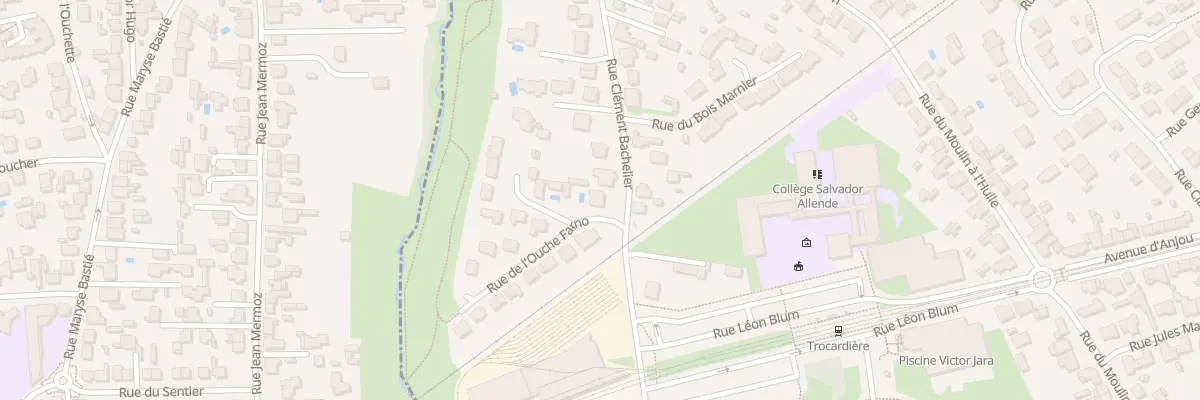 Plan du 50 Rue Clément Bachelier à Rezé
